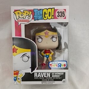 NIB Funko Pop! TV - Teen Titans Go - Raven As Wonder Woman (Toys R Us Exclusive)